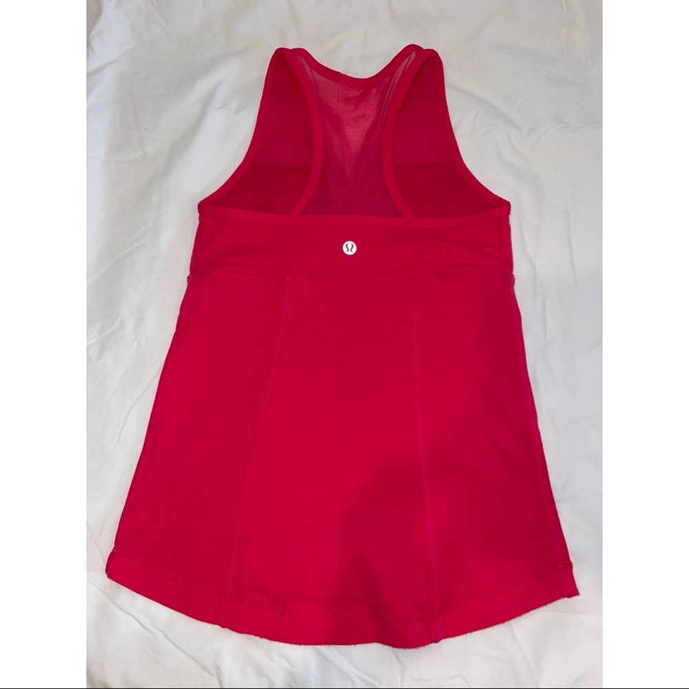 LuLulemon Fuchsia Racer Back Sport Tank Top